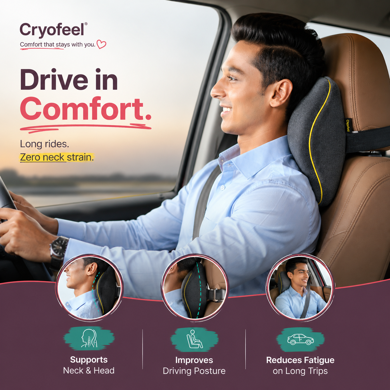 Ultimate Car Neck Rest Pillow